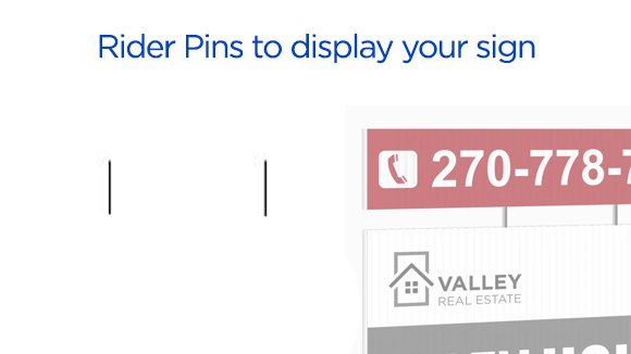 Yard Sign - Rider Signs